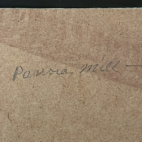 Vintage “Panora Mill” Oil on Board 1981 - Picture 11 of 12